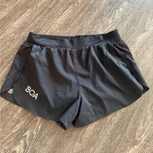 Rabbit Black Running Shorts